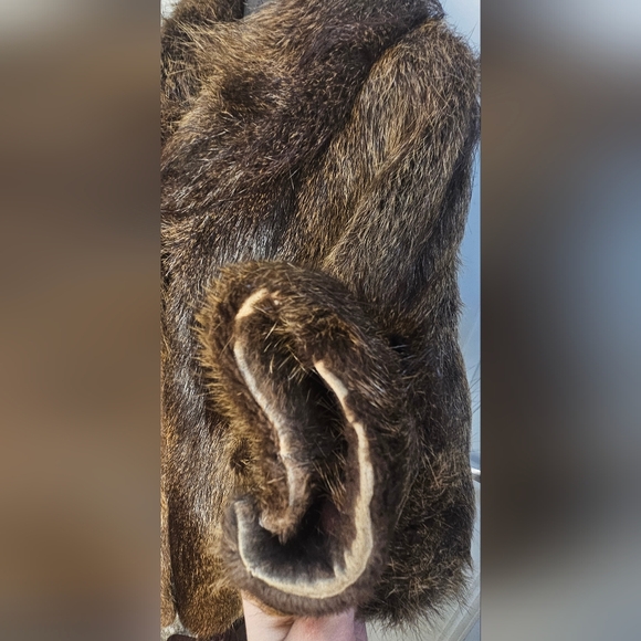 Vintage Fur Jacket Brown Fur Coat - Picture 4 of 16